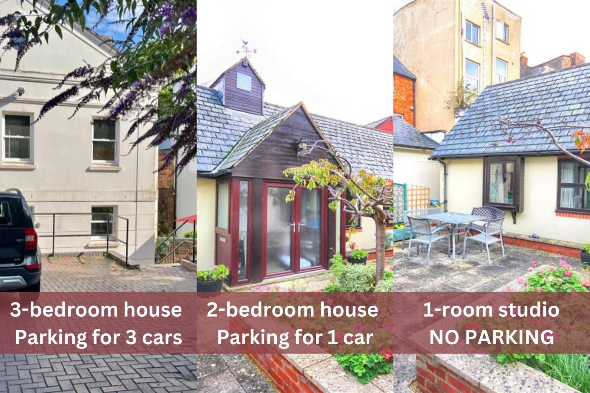 Vernon Place Town Centre, Vernon Cottage 3-Bed With Parking, 1A Vernon Court 2-Bed With Parking, 1B Studio No Parking, Off The High Street Next To Sandford Park Cheltenham Eksteriør billede